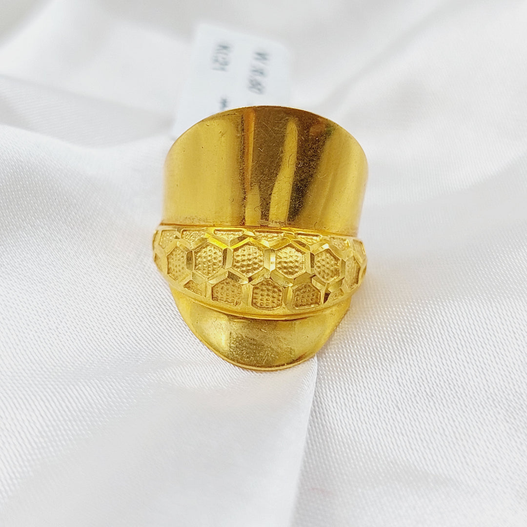 21K Gold Fancy Ring by Saeed Jewelry - Image 3