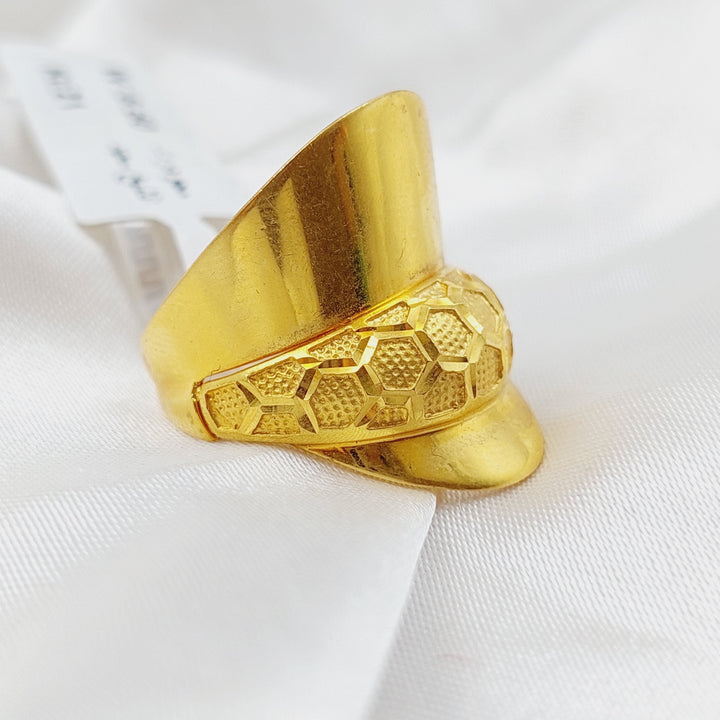 21K Gold Fancy Ring by Saeed Jewelry - Image 4