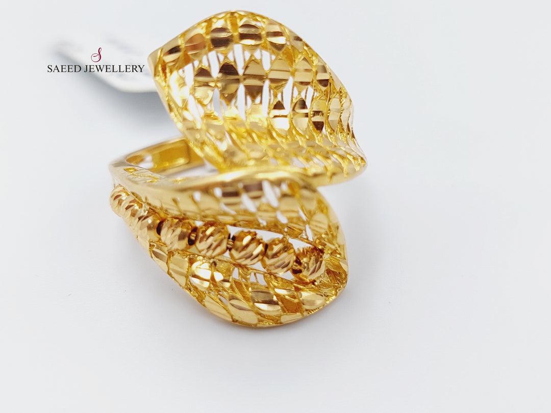 21K Gold Fancy Ring by Saeed Jewelry - Image 3