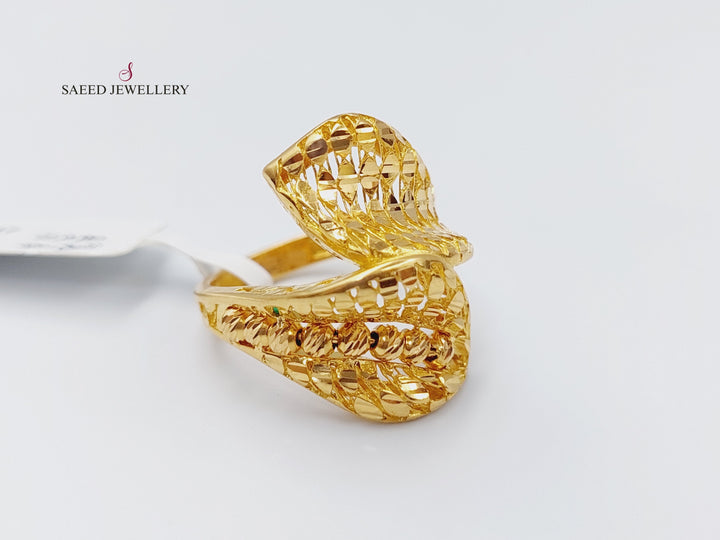 21K Gold Fancy Ring by Saeed Jewelry - Image 5