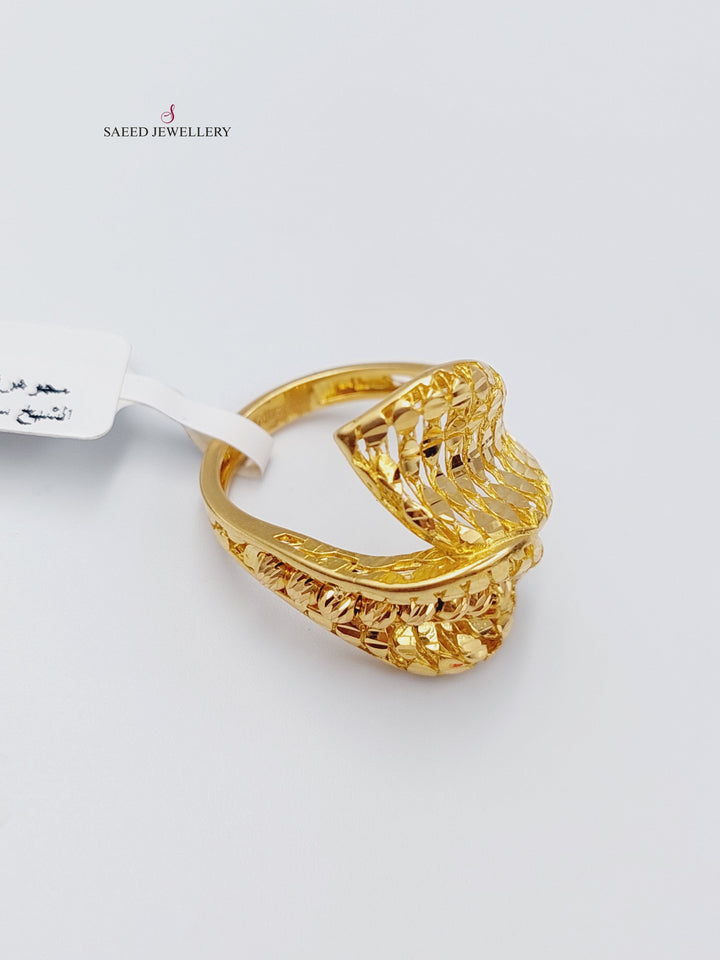 21K Gold Fancy Ring by Saeed Jewelry - Image 6