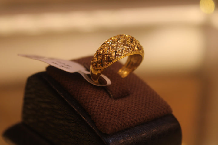 21K Gold Fancy Ring by Saeed Jewelry - Image 2