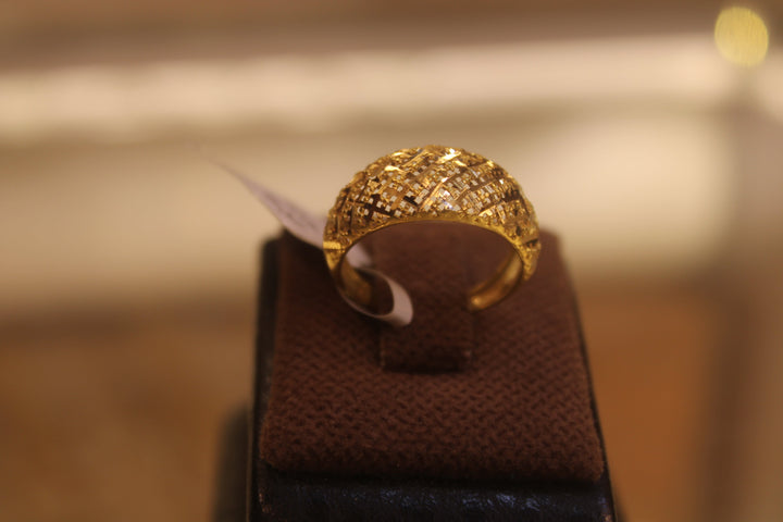 21K Gold Fancy Ring by Saeed Jewelry - Image 3