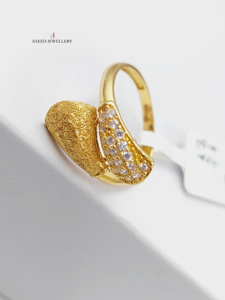 21K Gold Fancy Ring by Saeed Jewelry - Image 3