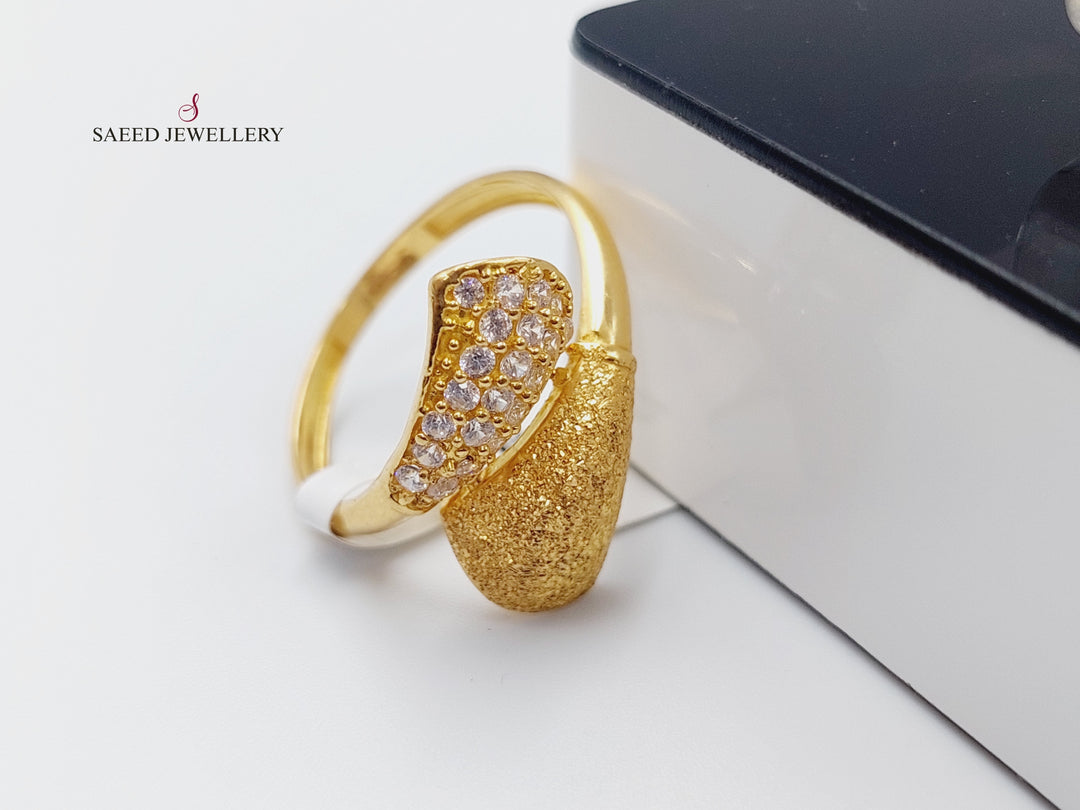 21K Gold Fancy Ring by Saeed Jewelry - Image 1