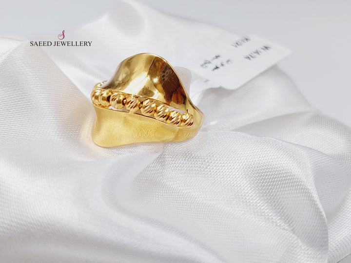 21K Gold Fancy Ring by Saeed Jewelry - Image 3