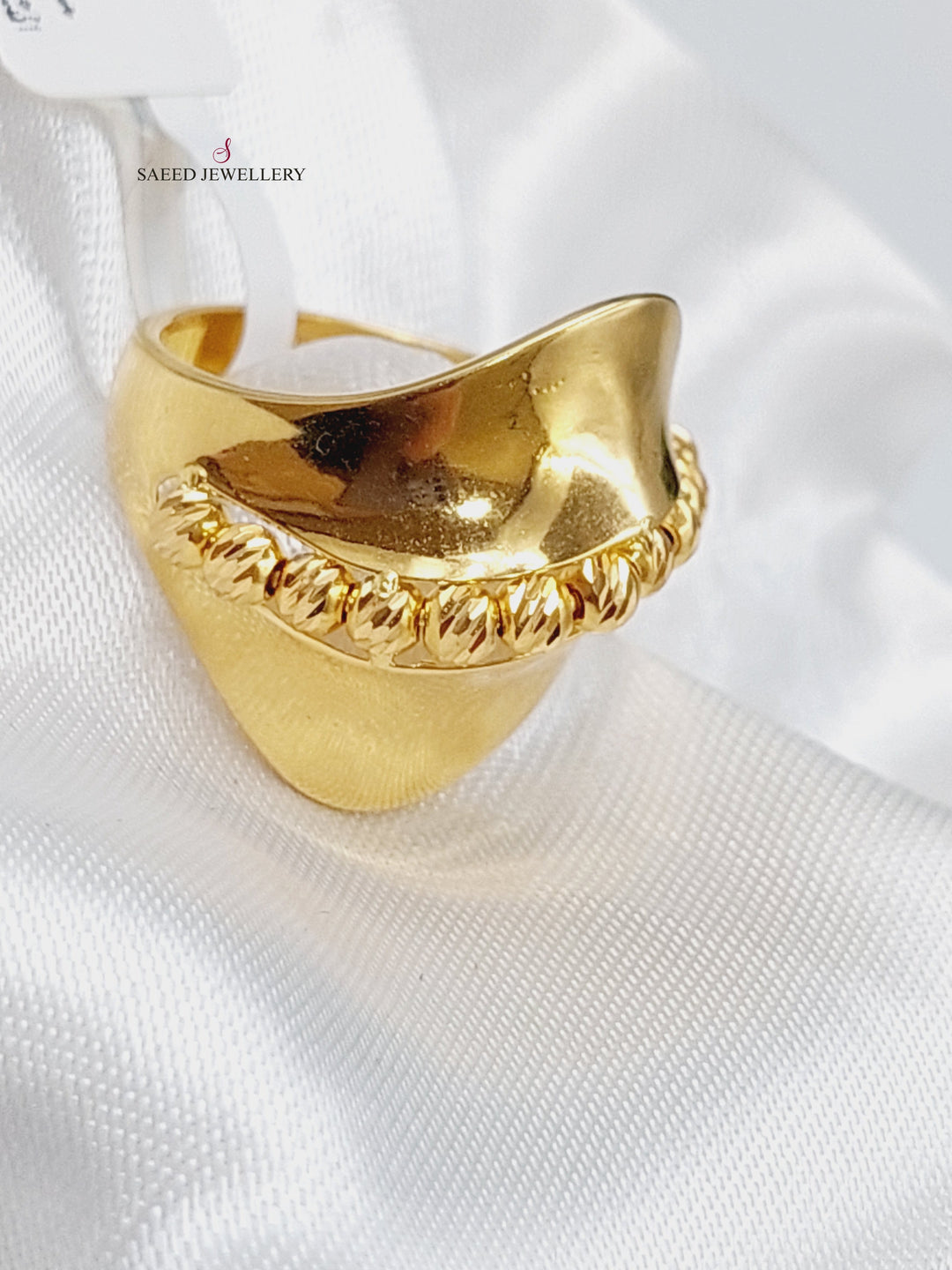 21K Gold Fancy Ring by Saeed Jewelry - Image 4