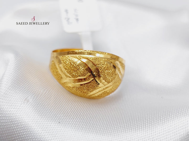 21K Gold Fancy Ring by Saeed Jewelry - Image 5