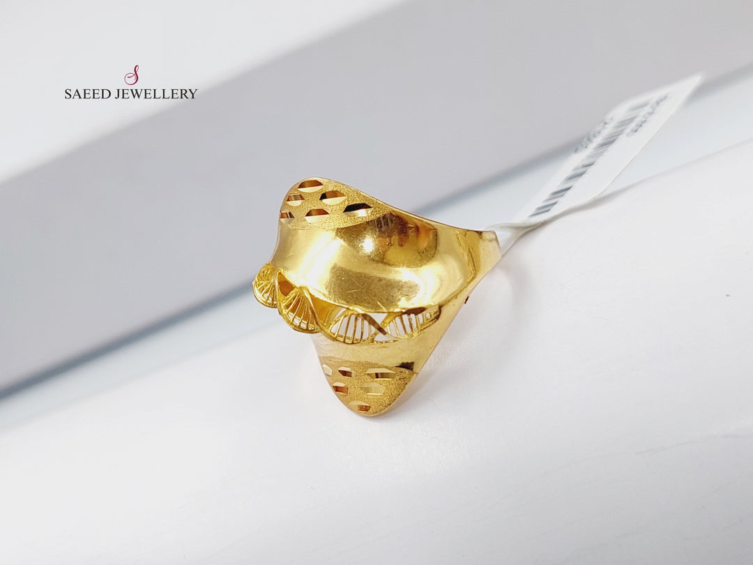 21K Gold Fancy Ring by Saeed Jewelry - Image 2