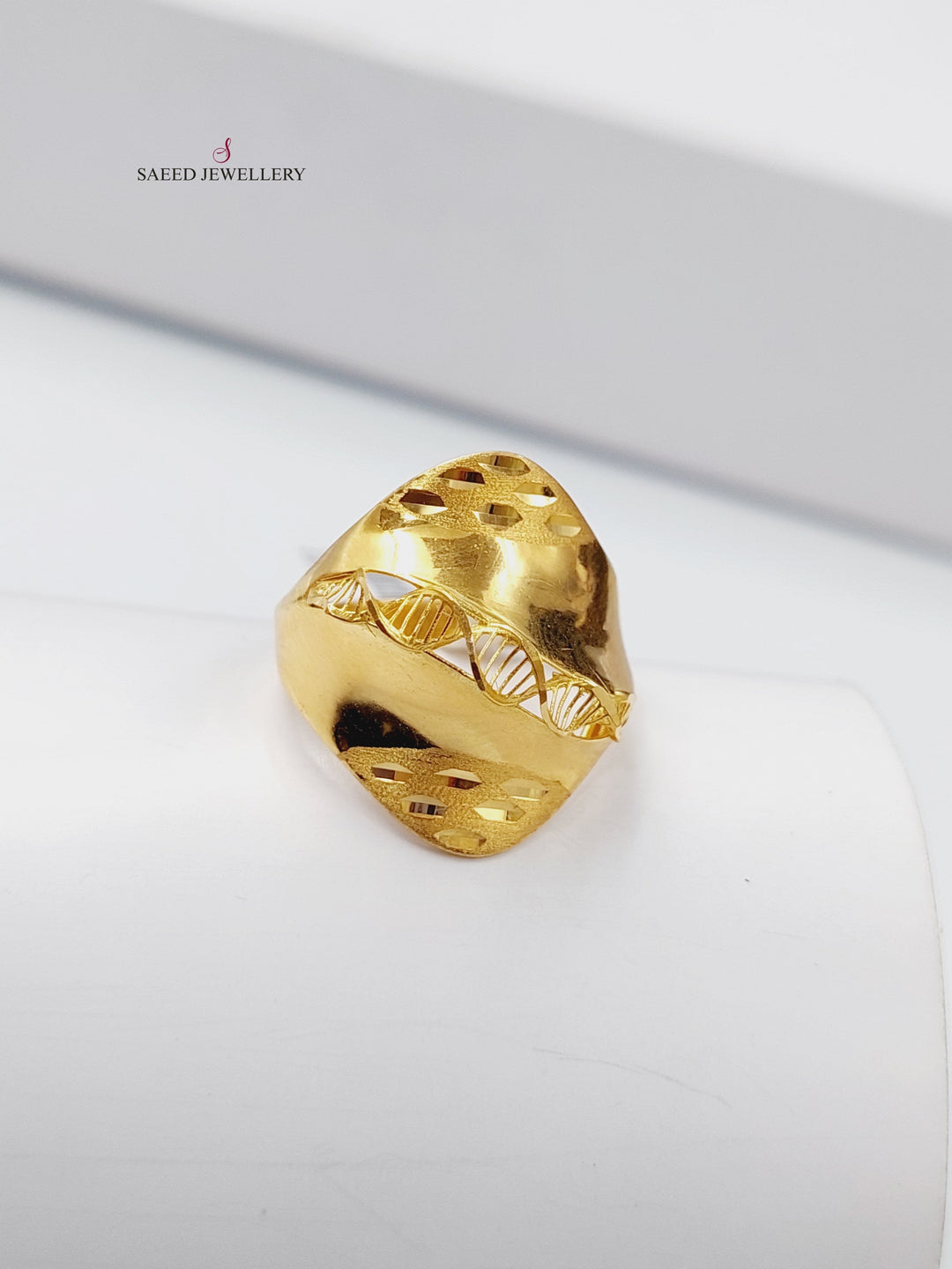 21K Gold Fancy Ring by Saeed Jewelry - Image 5