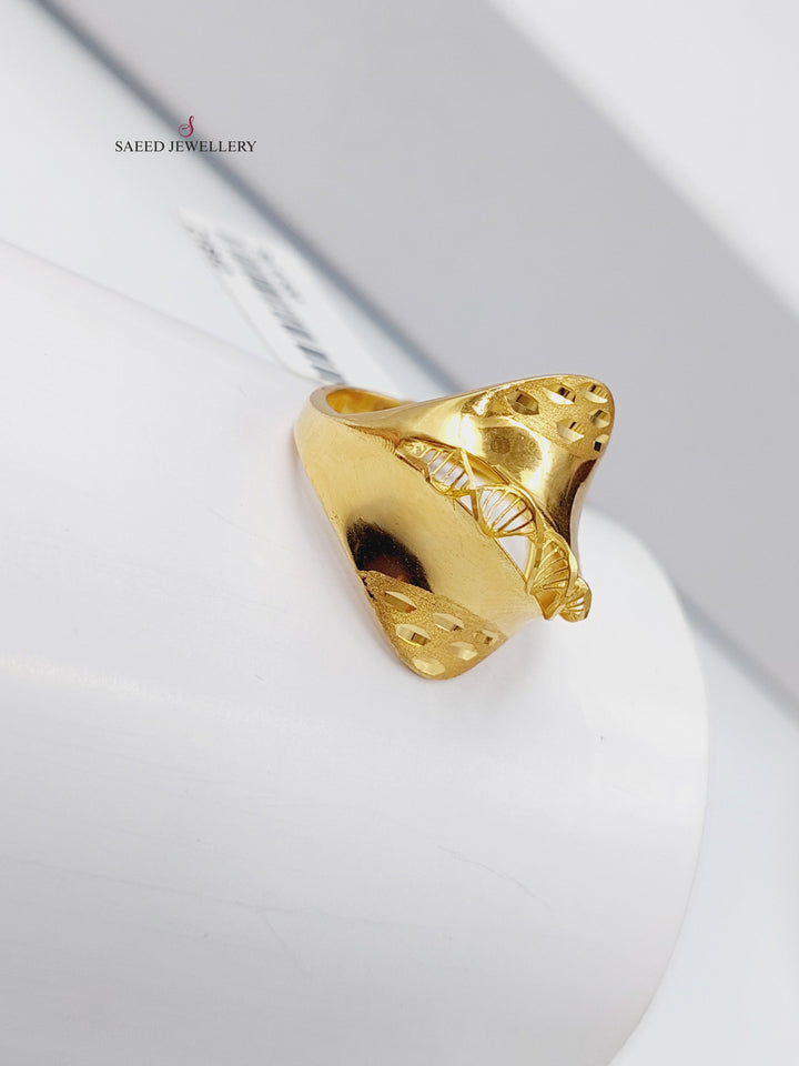 21K Gold Fancy Ring by Saeed Jewelry - Image 6