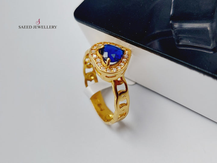 21K Gold Fancy Ring by Saeed Jewelry - Image 4