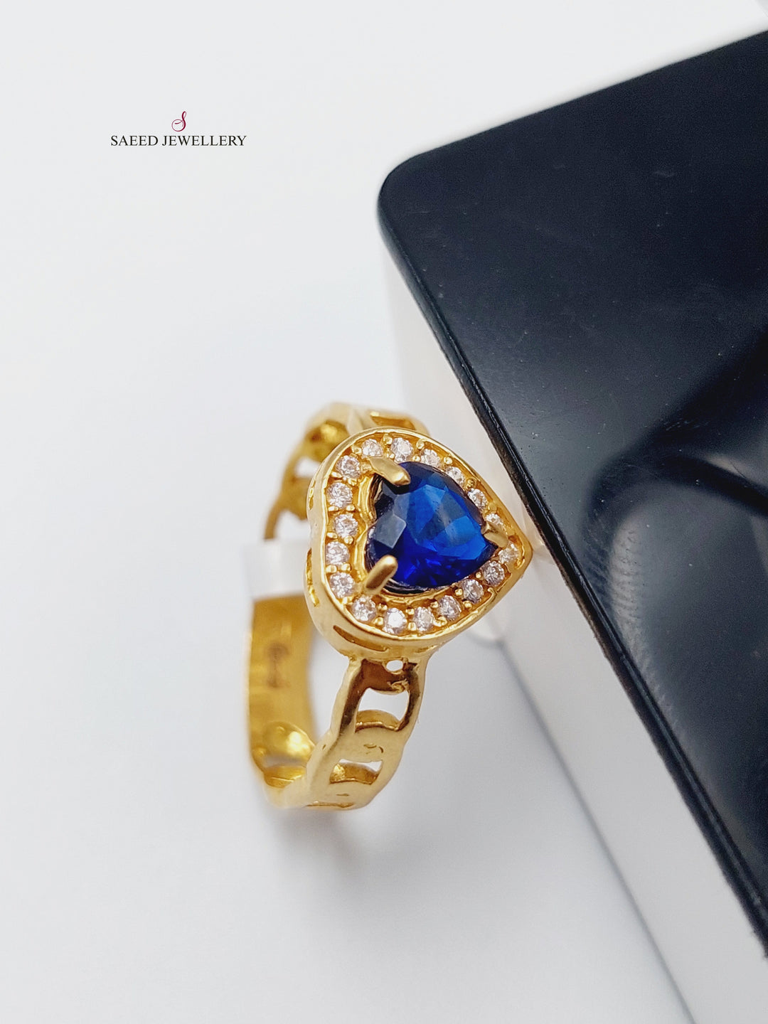 21K Gold Fancy Ring by Saeed Jewelry - Image 5