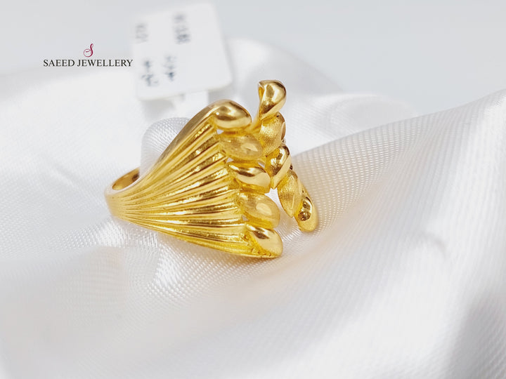 21K Gold Fancy Ring by Saeed Jewelry - Image 3