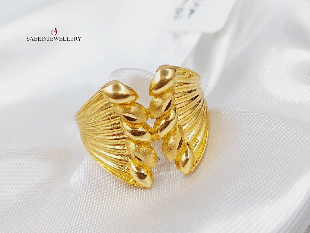 21K Gold Fancy Ring by Saeed Jewelry - Image 4