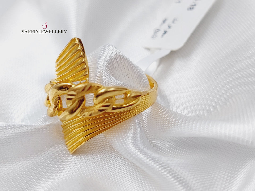 21K Gold Fancy Ring by Saeed Jewelry - Image 3