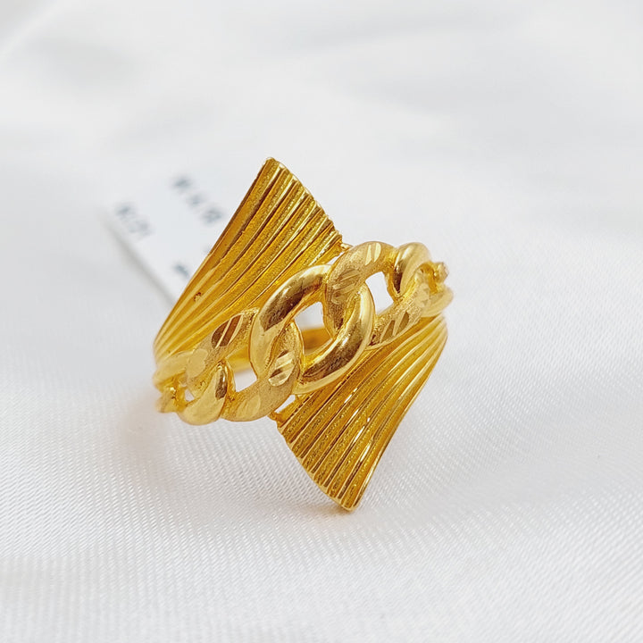 21K Gold Fancy Ring by Saeed Jewelry - Image 5