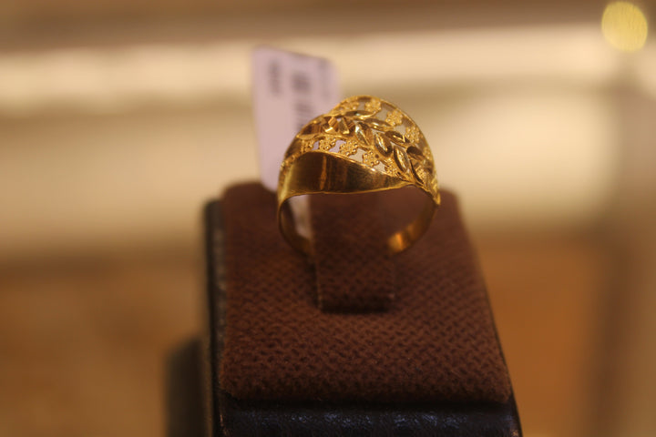 21K Gold Fancy Ring by Saeed Jewelry - Image 3