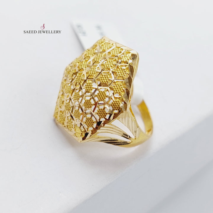 21K Gold Fancy Ring by Saeed Jewelry - Image 4