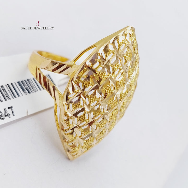 21K Gold Fancy Ring by Saeed Jewelry - Image 4