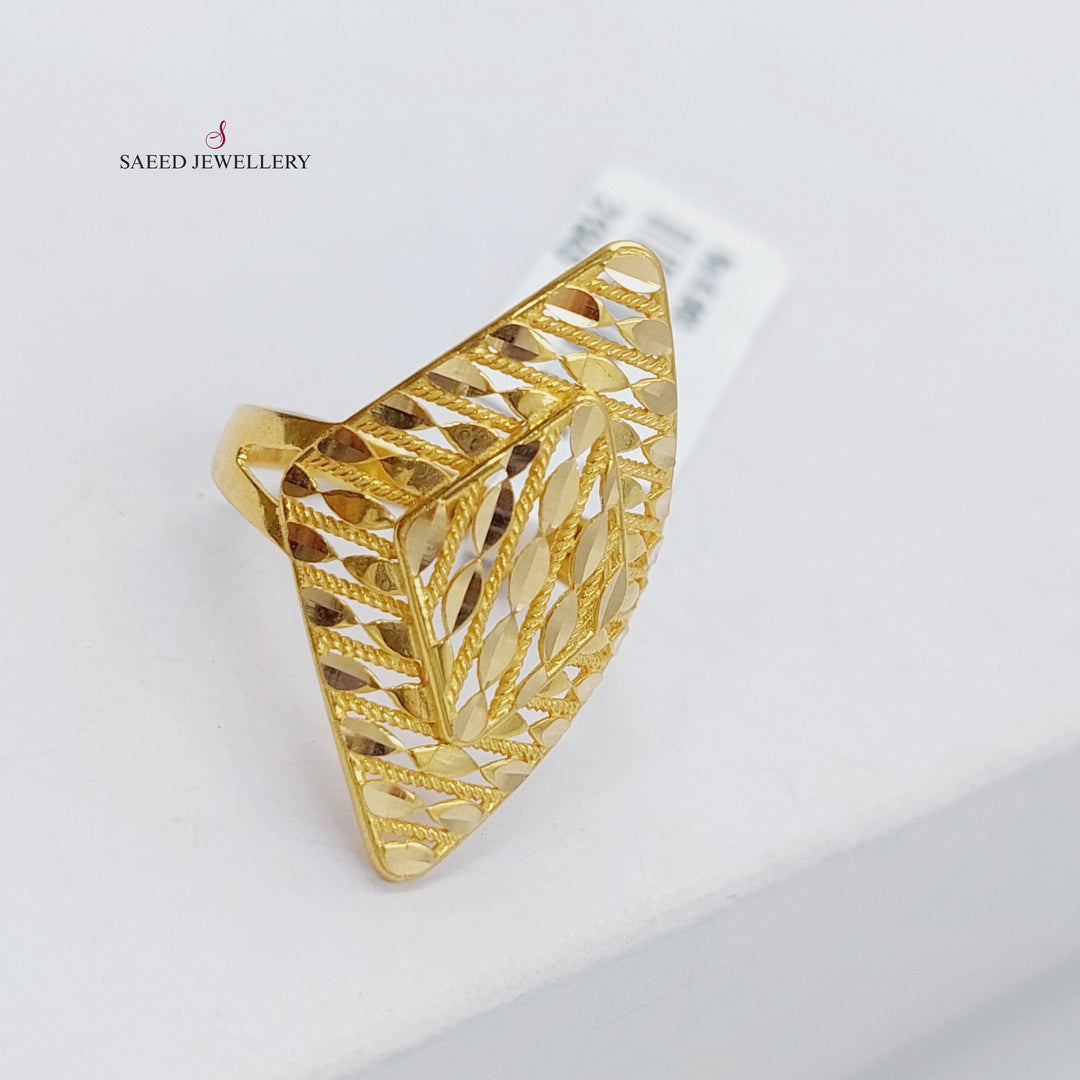 21K Gold Fancy Ring by Saeed Jewelry - Image 2