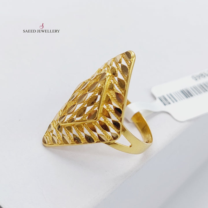 21K Gold Fancy Ring by Saeed Jewelry - Image 4