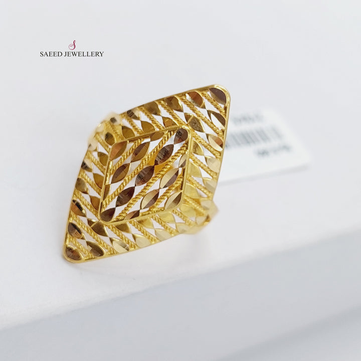 21K Gold Fancy Ring by Saeed Jewelry - Image 5