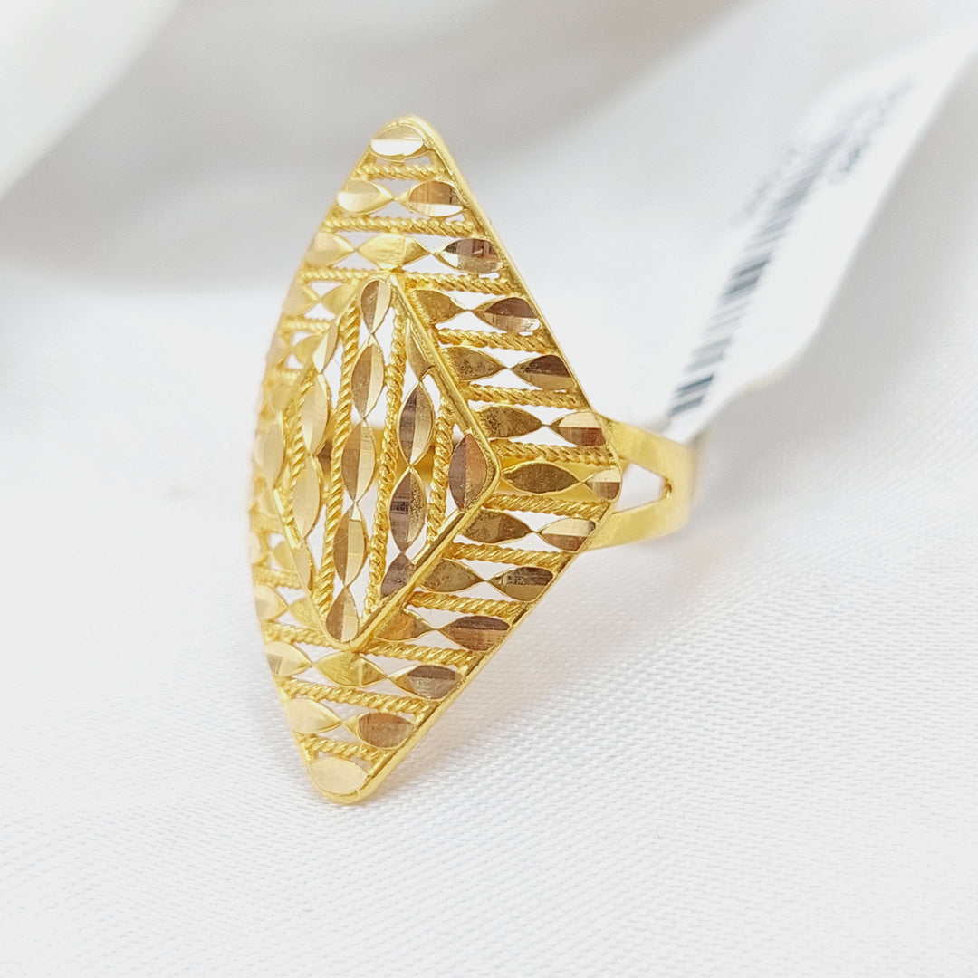 21K Gold Fancy Ring by Saeed Jewelry - Image 1