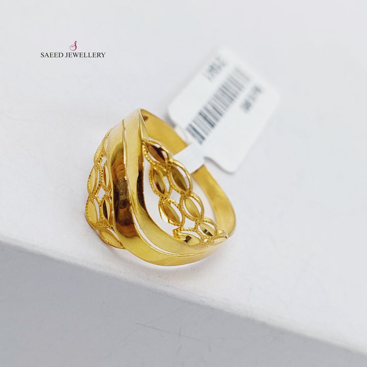 21K Gold Fancy Ring by Saeed Jewelry - Image 4