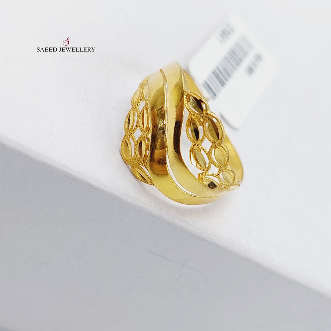 21K Gold Fancy Ring by Saeed Jewelry - Image 5