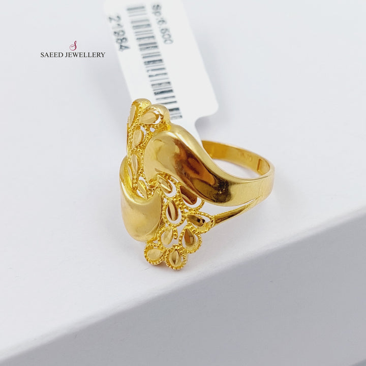 21K Gold Fancy Ring by Saeed Jewelry - Image 3