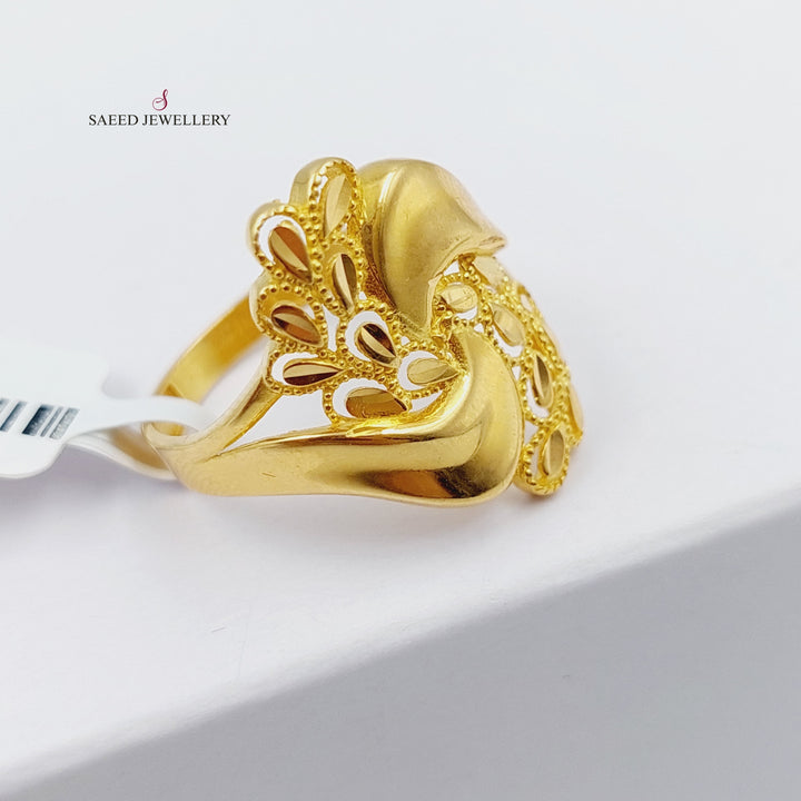 21K Gold Fancy Ring by Saeed Jewelry - Image 5