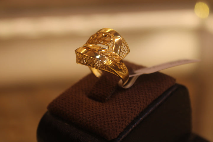 21K Gold Fancy Ring by Saeed Jewelry - Image 9