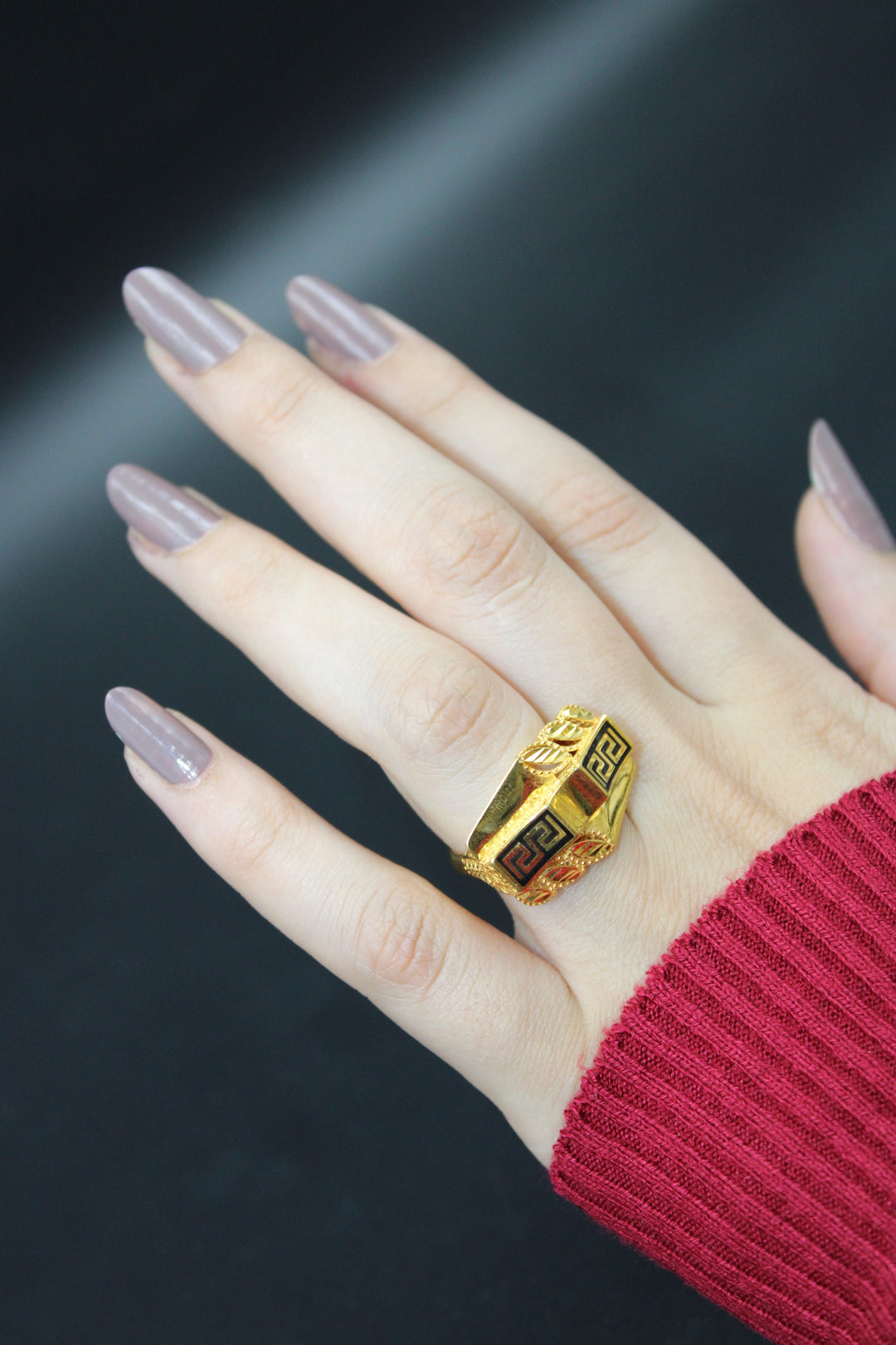 21K Gold Fancy Ring by Saeed Jewelry - Image 2