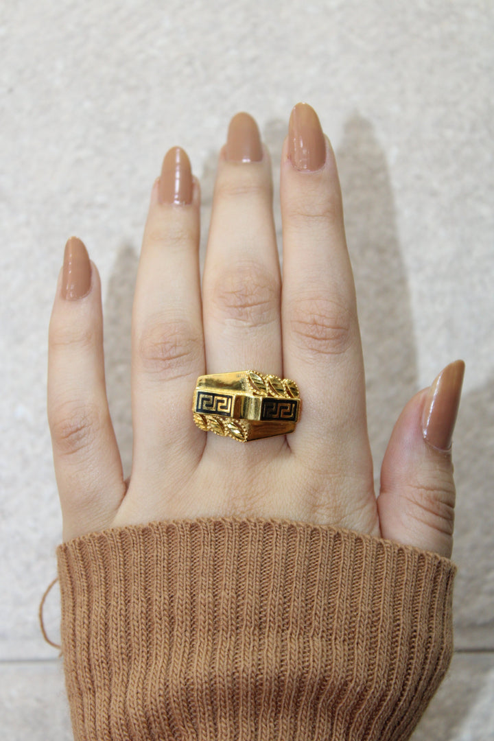 21K Gold Fancy Ring by Saeed Jewelry - Image 5