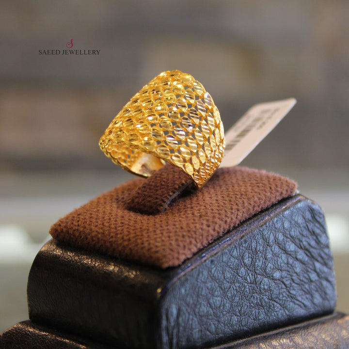 21K Gold Fancy Ring by Saeed Jewelry - Image 10