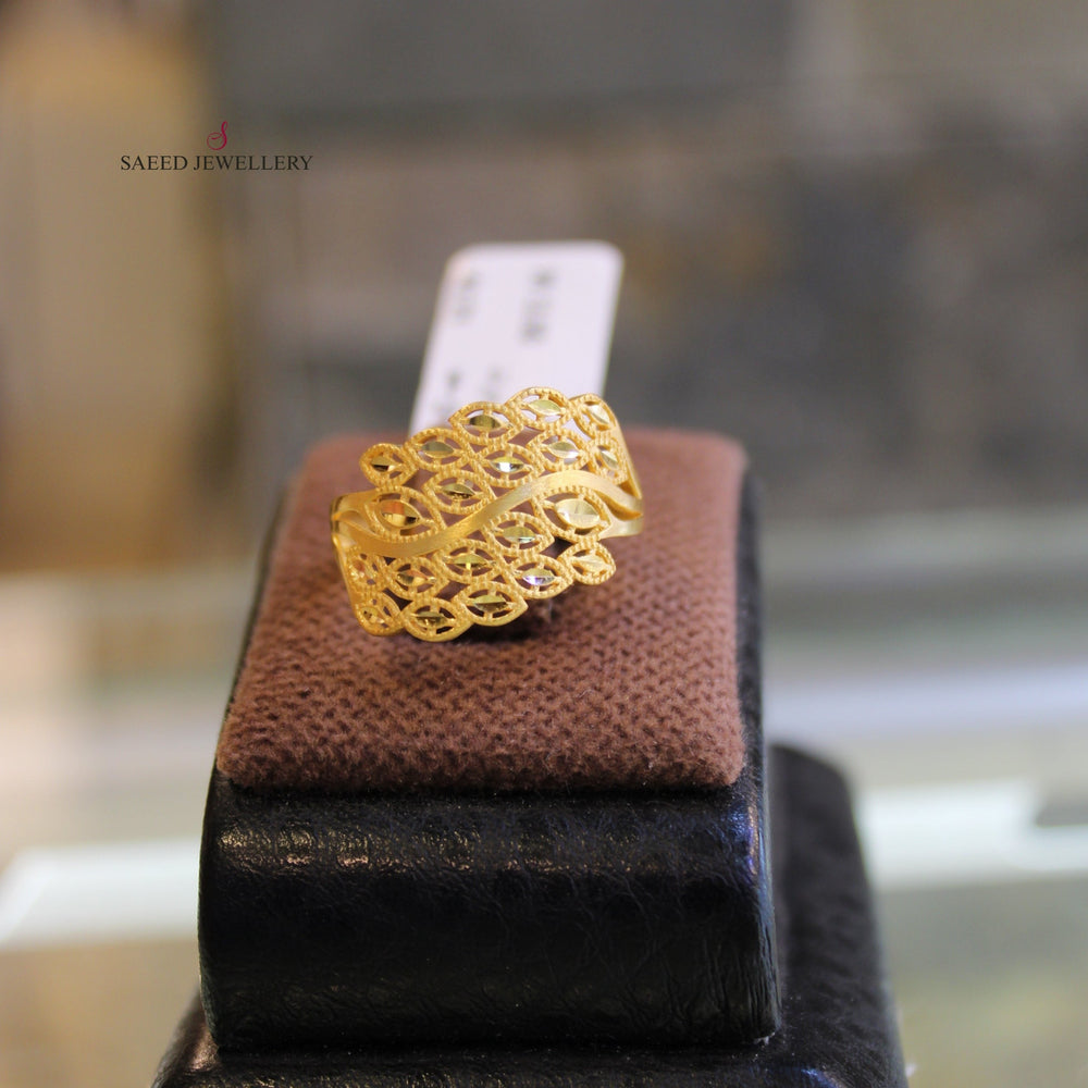 21K Gold Fancy Ring by Saeed Jewelry - Image 2