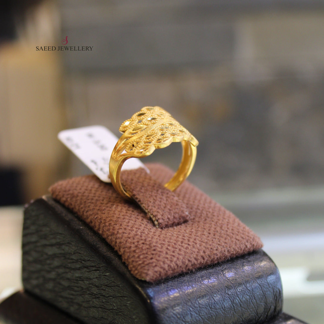 21K Gold Fancy Ring by Saeed Jewelry - Image 1