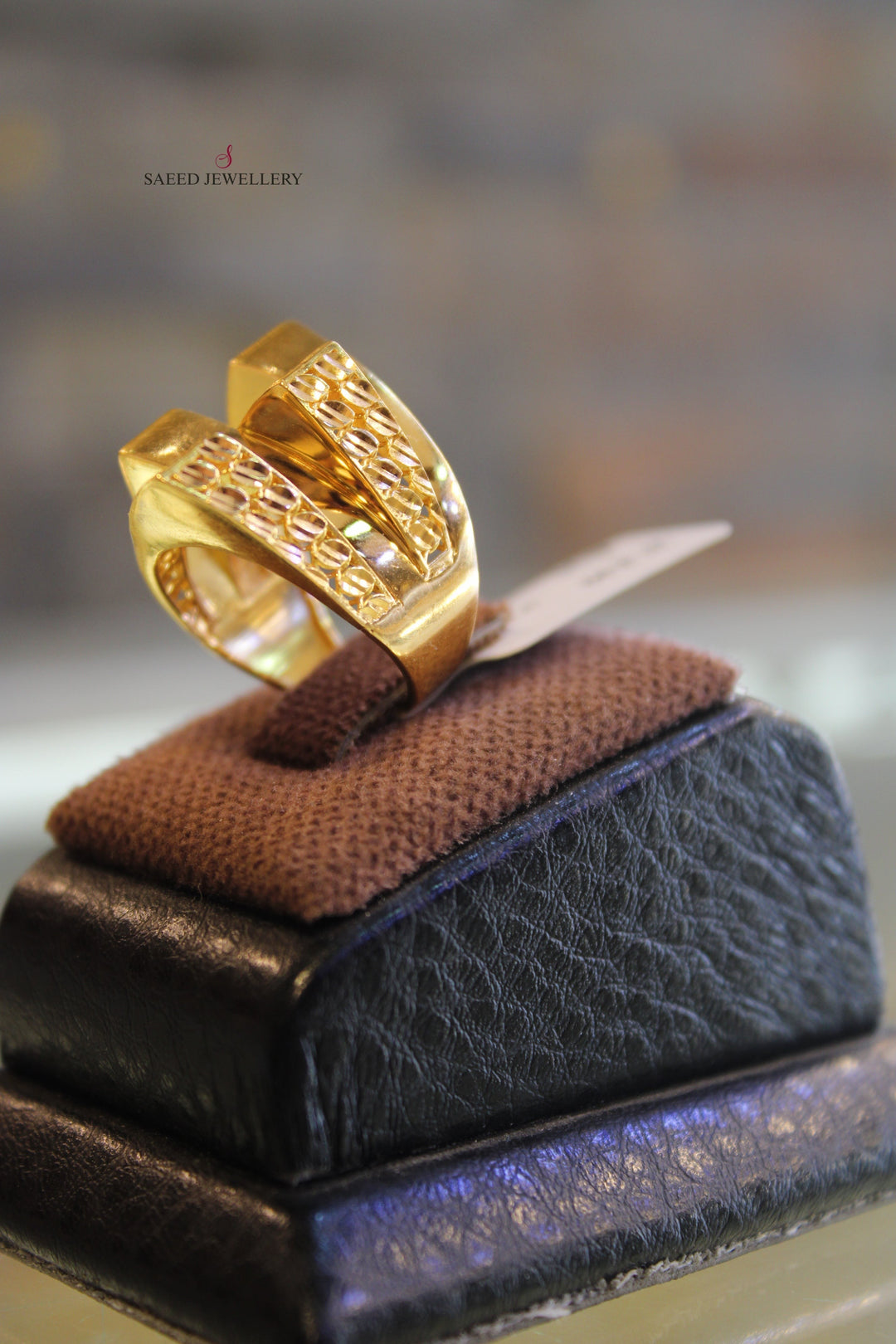 21K Gold Fancy Ring by Saeed Jewelry - Image 1