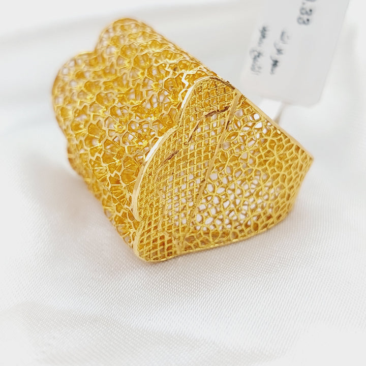 21K Gold Fancy Ring by Saeed Jewelry - Image 9