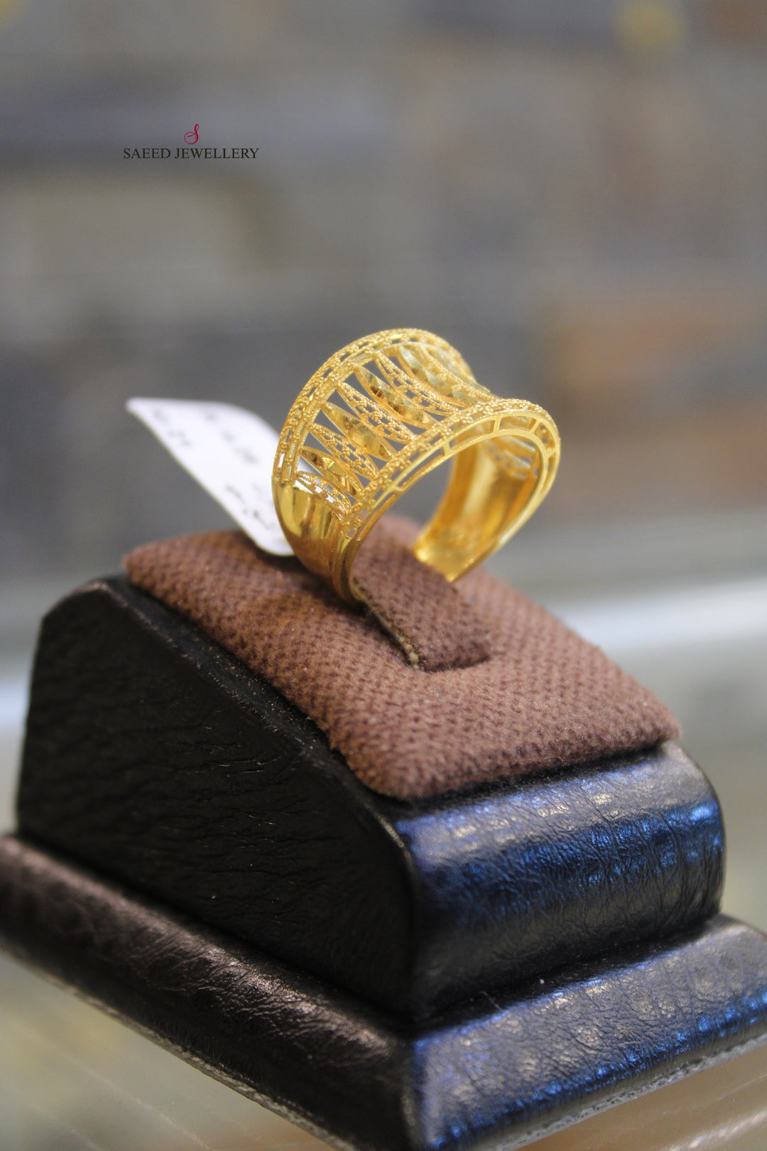 21K Gold Fancy Ring by Saeed Jewelry - Image 1