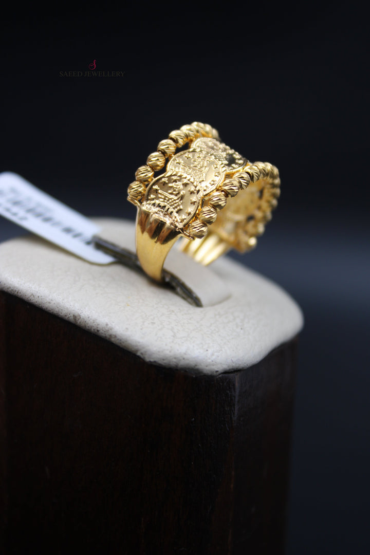 21K Gold Fancy Ring by Saeed Jewelry - Image 4