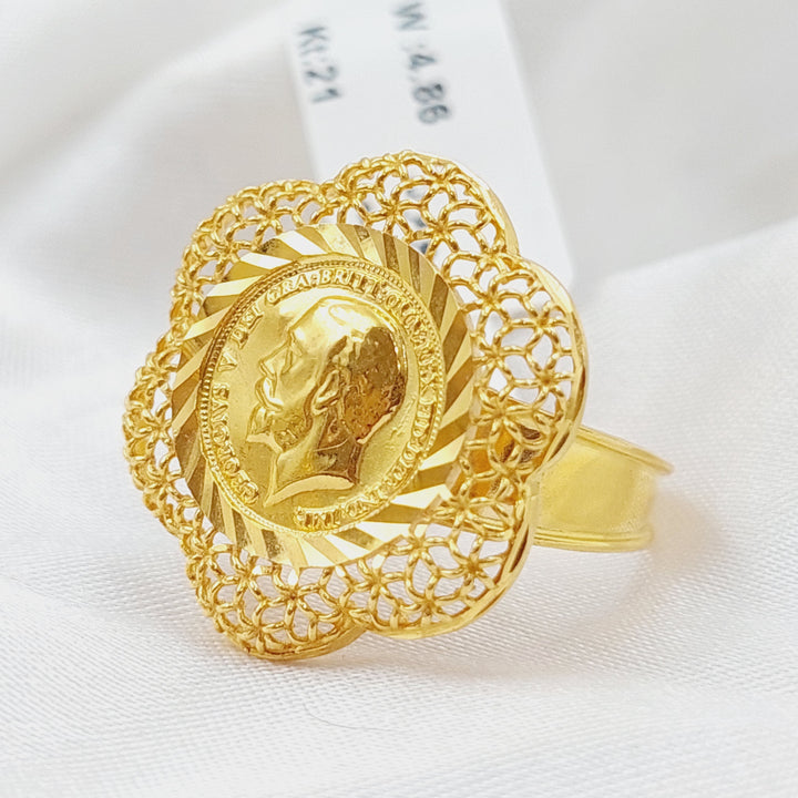 21K Gold Fancy Ring by Saeed Jewelry - Image 1