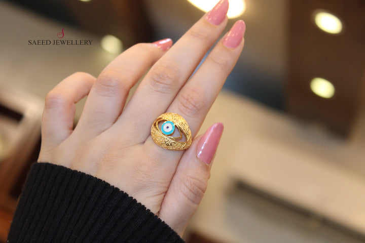 21K Gold Fancy Ring by Saeed Jewelry - Image 5