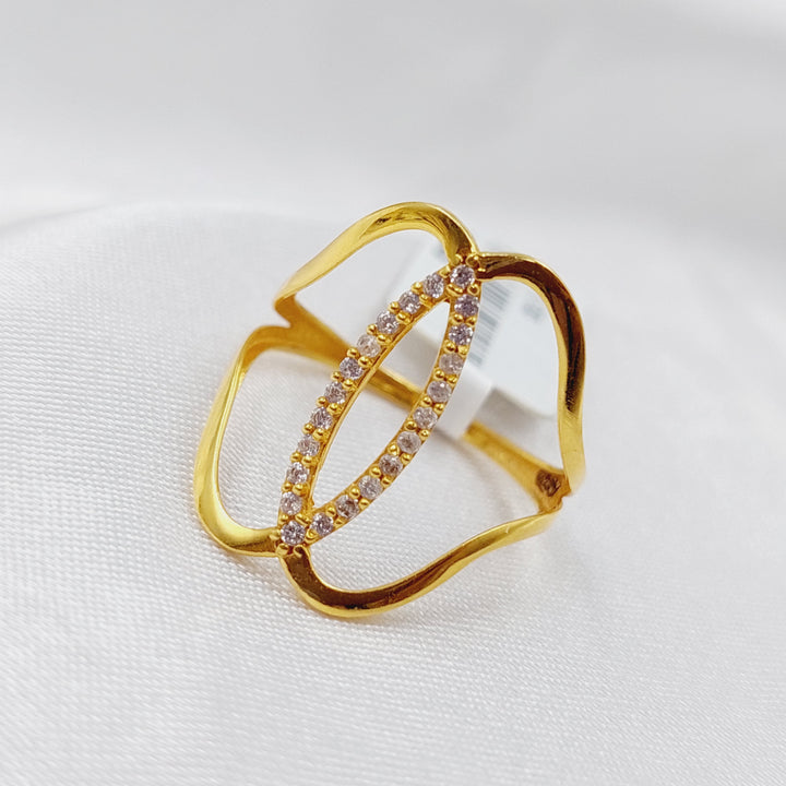 21K Gold Fancy Ring by Saeed Jewelry - Image 6