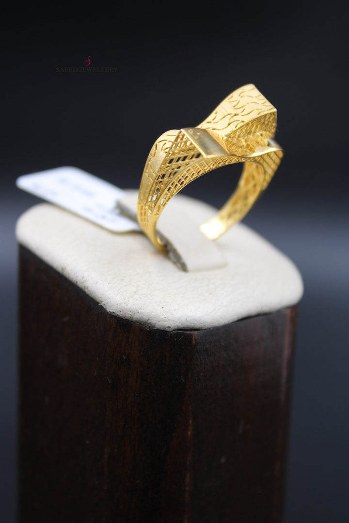 21K Gold Fancy Ring by Saeed Jewelry - Image 2