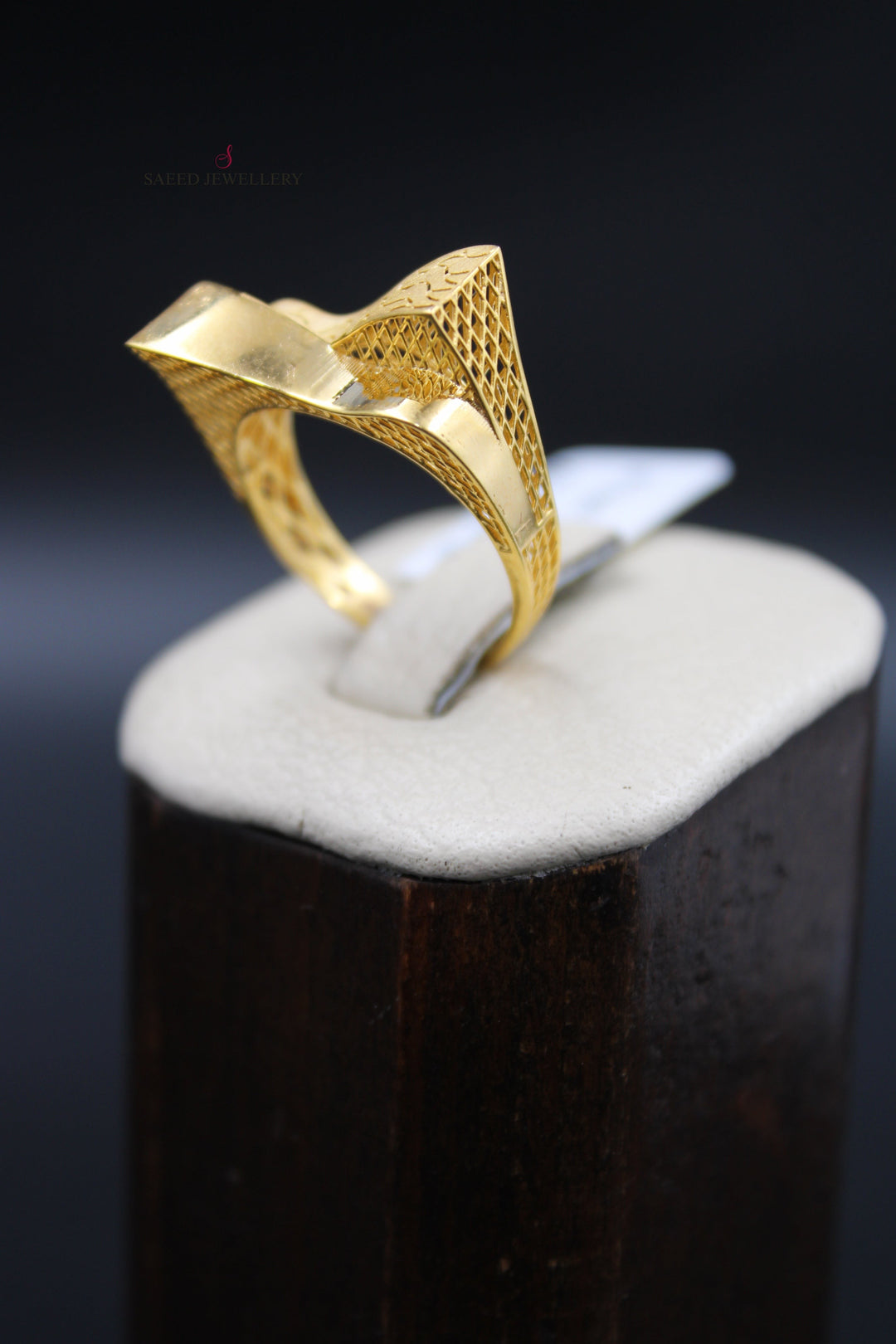 21K Gold Fancy Ring by Saeed Jewelry - Image 4