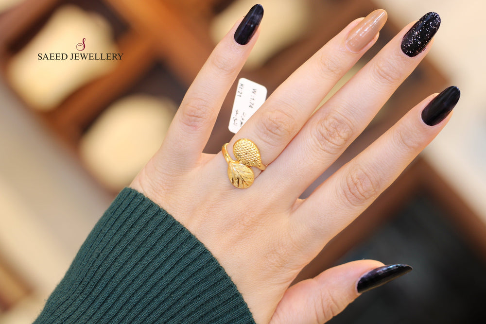 21K Gold Fancy Ring by Saeed Jewelry - Image 2