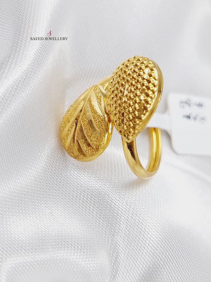 21K Gold Fancy Ring by Saeed Jewelry - Image 4