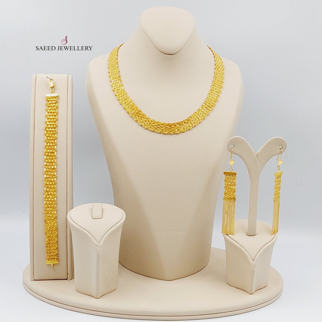 21K Gold Fancy Set by Saeed Jewelry - Image 1